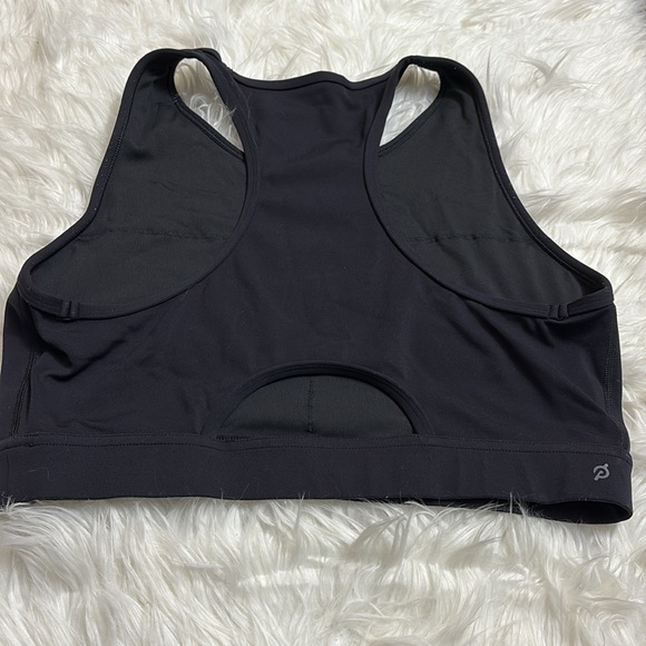Peloton Black Pace High Neck Sports Bra Size XL - Picture 6 of 11